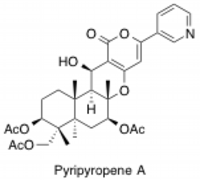 Pyripyropene Aの構造式